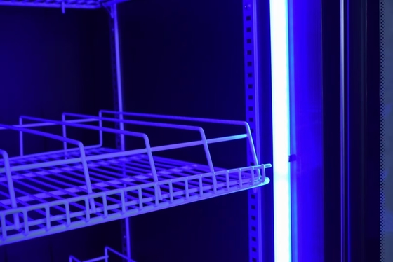 Βάρος KG 95-160kg Κύκλωμα ψυκτικό οθόνης κρασιού με διπλές πόρτες και σύστημα ψύξης αέρα