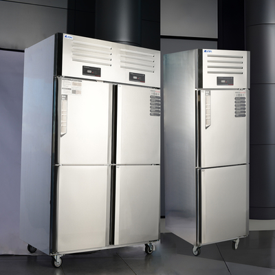 220V-240V/50HZ 60HZ 110V/60HZ Ανοιχτός εμπορικός ψυγείο με ψυκτικό R600a